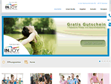 Tablet Screenshot of injoy-muenster.de